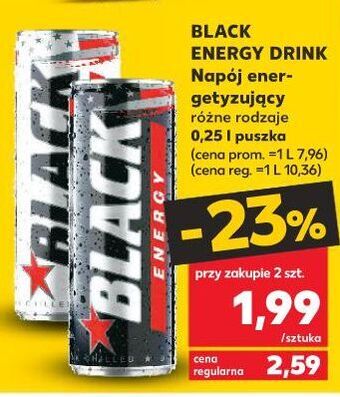 Kaufland Napój energetyczny classic black energy oferta