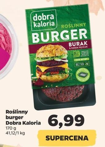 Netto Burger roślinny dobra kaloria oferta