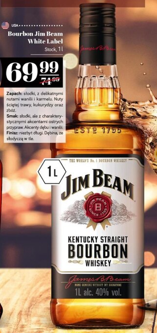 Polomarket Burbon jim beam oferta