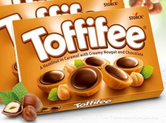 Dealz Toffifee orzech laskowy w karmelu kremie orzechowym i czekoladzie 125 g (15 sztuk) oferta