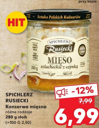 Kaufland Konserwa mięsna spichlerz rusiecki oferta