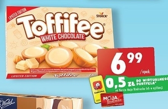 Biedronka Toffifee orzech laskowy w karmelu i białej czekoladzie 125 g (15 sztuk) oferta