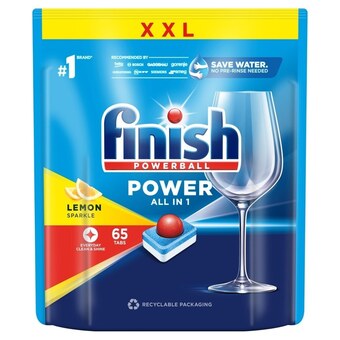 Finish power lemon tabletki do mycia naczyń w zmywarce 1040 g (65 sztuk)