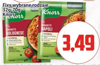 Kupiec Knorr Fixy wybrane rodzaje 32 - 70 g oferta