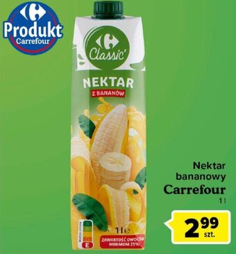 Carrefour Carrefour Nektar bananowy 1L oferta