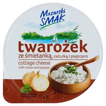 Odido Mlekpol mazurski smak twarożek ze śmietanką cebulką i pieprzem 200 g oferta