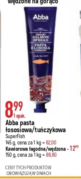 E.Leclerc Pasta rybna abba oferta
