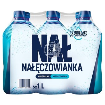 Globi Nałęczowianka naturalna woda mineralna niegazowana 6 x 1 l oferta