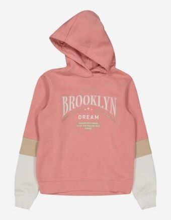 Takko Fashion Dziewczynki bluza z kapturem - błyszczący nadruk oferta