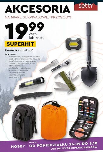 Biedronka Saszetka taktyczna setty oferta