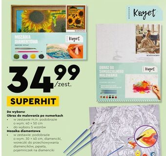 Biedronka Mozaika diamentowa kayet oferta