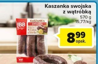 Carrefour Kaszanka swojska z wątróbką jbb bałdyga oferta