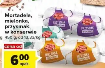 Carrefour Przysmak w konserwie pekpol oferta