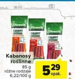 Carrefour Kabanosy roślinne  ekstra olewnik oferta