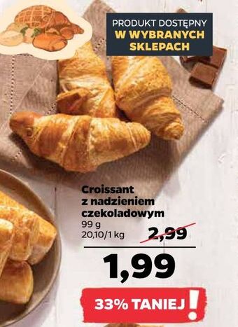 Netto Croissant z nadzieniem czekoladowym oferta