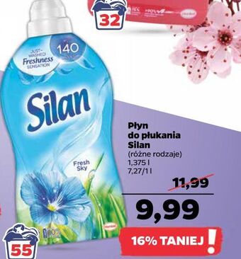 Netto Płyn do płukania fresh sky silan classic oferta