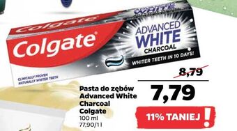 Netto Pasta do zębów charcoal colgate advanced white oferta