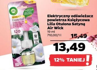 Netto Wkład księżycowa lilia otulona satyną air wick electric essential oils oferta