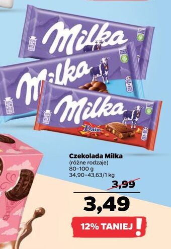 Netto Czekolada milka bubbly oferta