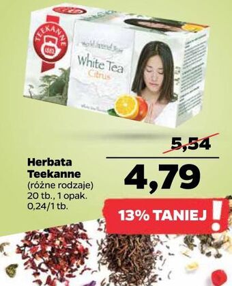 Netto Herbata white citrus teekanne world special teas oferta