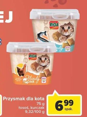 Carrefour Chrupki dla kota z kurczakiem riga oferta