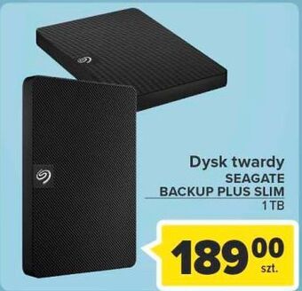 Dysk 2.5" backup plus slim 1 tb seagate