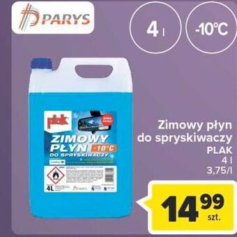 Carrefour Płyn do spryskiwaczy -10 c zimowy plak oferta
