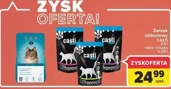 Carrefour Żwirek silikonowy dla kota jabłkowy casti oferta