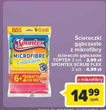 Carrefour Zmywak kuchenny scrub & flex spontex oferta