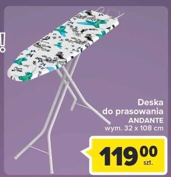 Carrefour Deska do prasowania andante oferta