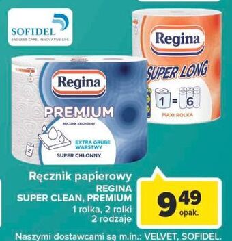 Carrefour Recznik papierowy regina super long oferta