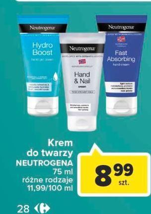 Carrefour Krem do rąk i paznokci neutrogena formuła norweska oferta