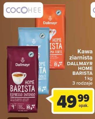Carrefour Kawa dallmayr home barista caffe crema dolce oferta