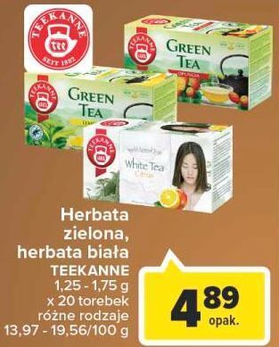 Carrefour Herbata white citrus teekanne world special teas oferta