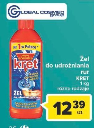 Carrefour Żel do udrożniania rur kret oferta
