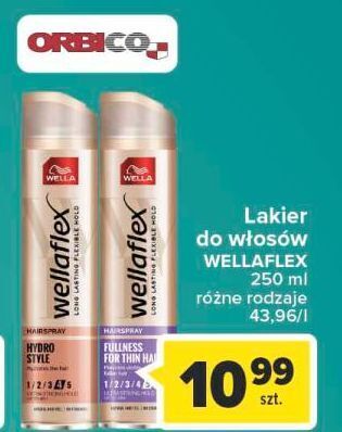 Carrefour Lakier do włosów hydrostyle wellaflex oferta