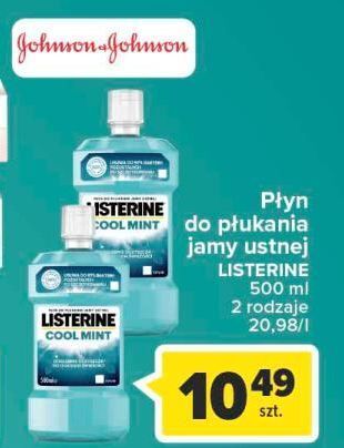 Carrefour Płyn do płukania ust listerine cool mint oferta