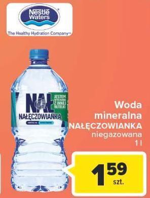 Carrefour Woda niegazowana nałęczowianka oferta