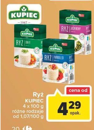 Carrefour Ryż parboiled kupiec oferta