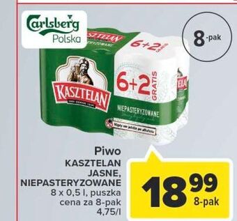 Carrefour Piwo kasztelan jasne pełne oferta