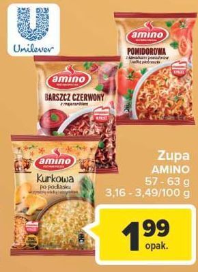Carrefour Barszcz czerwony z majerankiem amino oferta