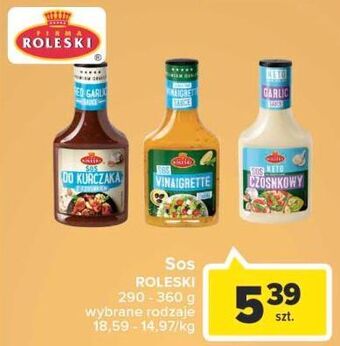 Carrefour Sos czosnkowy roleski keto oferta