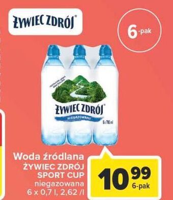 Carrefour Woda niegazowana żywiec zdrój oferta
