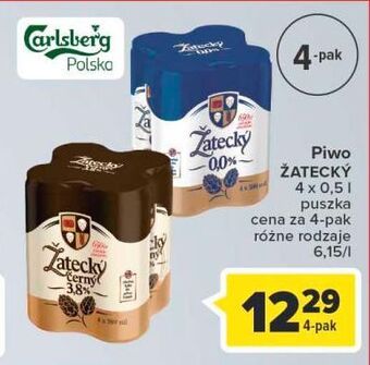 Carrefour Piwo zatecky cerny oferta