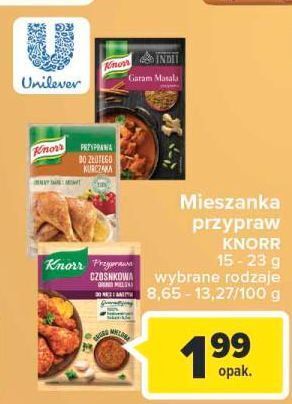 Carrefour Przyprawa czosnkowa do mięs i warzyw grubo mielona knorr oferta