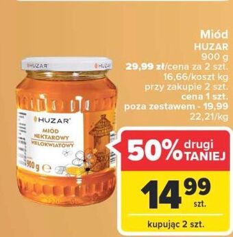 Carrefour Miód wielokwiatowy huzar oferta