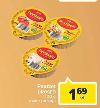 Carrefour Pasztet drobiowy z pieczarkami drosed podlaski oferta