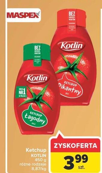 Carrefour Ketchup łagodny kotlin oferta