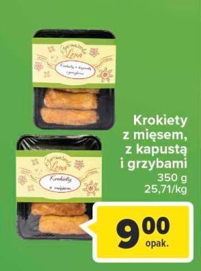Carrefour Krokiety z kapusta i grzybami garmażerka lena oferta