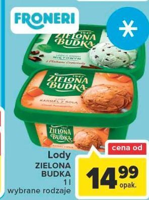 Carrefour Lody miętowe zielona budka oferta